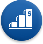 Bar graph of money - Retirement Planning